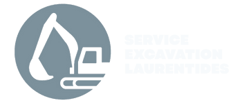 Service Excavation Laurentides - Logo inversé